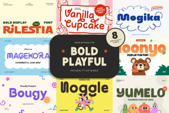 Bold & Playful Font Bundle for Creative Projects