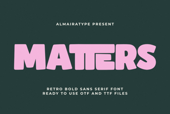 Matters Font: Clean, Versatile Design for Creative Projects