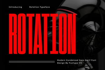 Creative Rotation Font Ideas for Dynamic Design