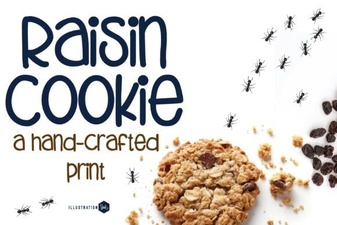 Raisin Cookie Family Font: Playful & Versatile Design