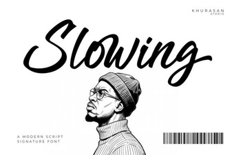 Slowing Font: Creative Typography for Dynamic Design